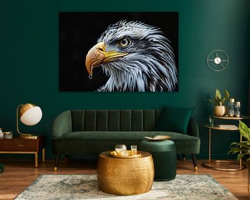 Mächtiger Weißkopfseeadler von Art & Soul Creations