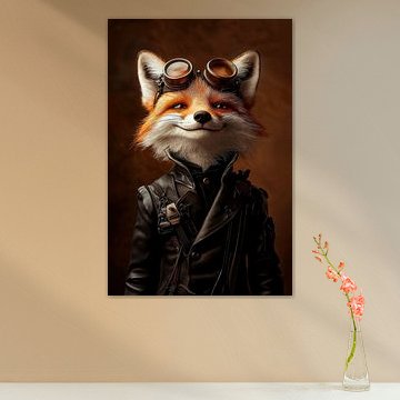 Steampunk-Fuchs von Harry Hadders Design