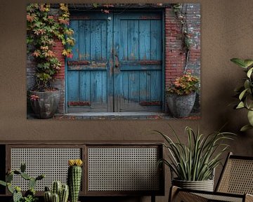 Minimalistisch Blauwe Deuren van Art & Soul Creations