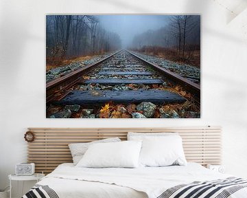 Spoor door landschap