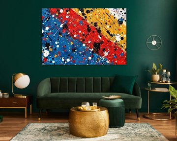 Abstract blokken compositie van Art & Soul Creations