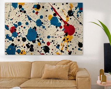 Abstract kleurexplosie van Art & Soul Creations