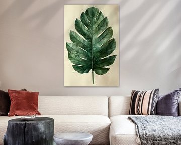 Realistic of a green leaf