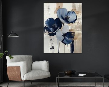 Blauwe bloemen | Blue Dazzle van Zen en Meer