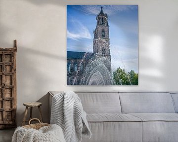 Magdeburg - Kunstfonteinen voor de kathedraal van t.ART