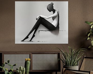 Vrouw | Silhoutte van De Mooiste Kunst
