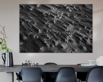 Zandkunst door natuur zelf van Waterpieper Fotografie