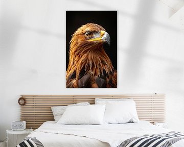 Portret van een Adelaar met Indringende Blik van Art & Soul Creations