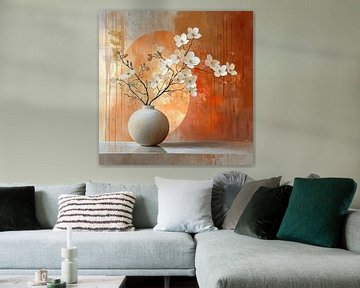 Bloemen Stilleven Modern van Kunst Kriebels