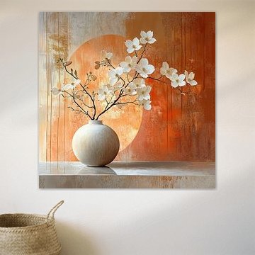 Bloemen Stilleven Modern van Kunst Kriebels
