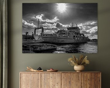 Croatia : Jadrolinija ferry in Split by Photoart-Naegele