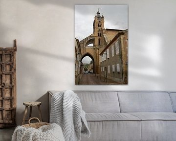 The imposing Gothic architecture of a Gers village by Frank Photos