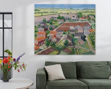 Zalk vanaf de toren van Antonie van Gelder Beeldend kunstenaar