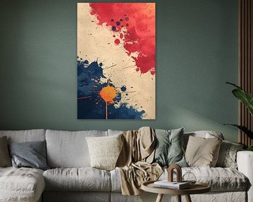 Abstract Expressie met Levendige Verfspatten van Art & Soul Creations