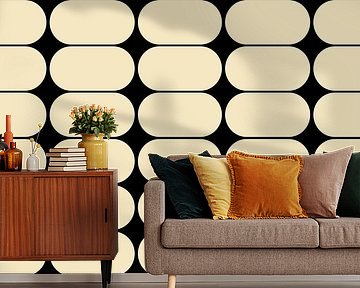 Scandinavian retro shapes Abstraction