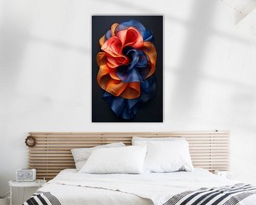 Abstract Bloem in Levendige Kleuren