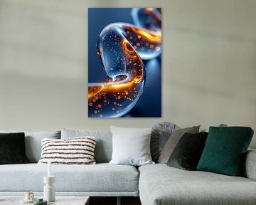 Abstract Lichtspiraal in Beweging van Art & Soul Creations