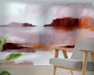 Norwegian dream landscape in autumn colours