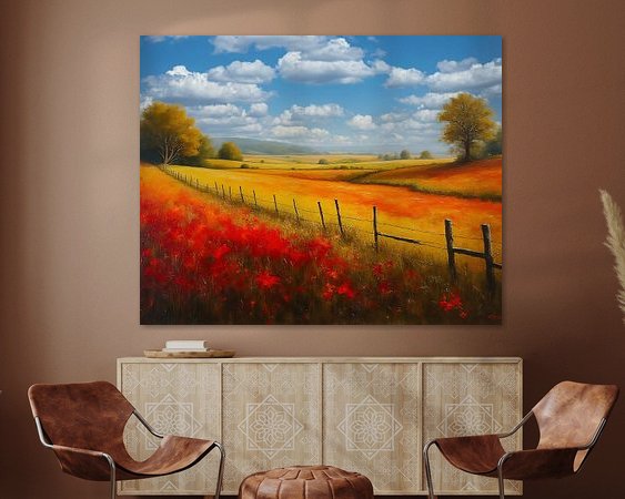 Example of the artwork in a room