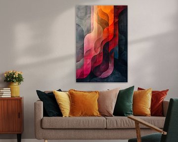 Abstract Kleurrijk Geometrische Vormen van Art & Soul Creations