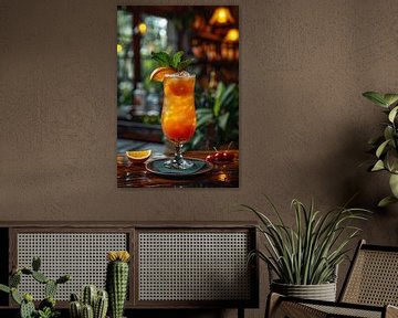 Verfrissende Cocktail met Oranje en Munt van Art & Soul Creations