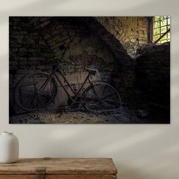 Altes Fahrrad im Keller von Perry Wiertz