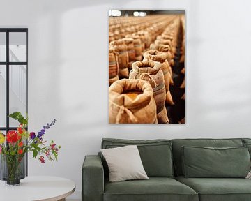 Gestapelde Beige Zakken van Art & Soul Creations