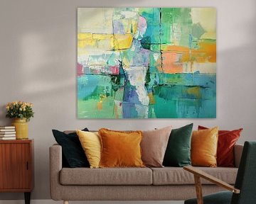 Modern figuur van Abstract Schilderij