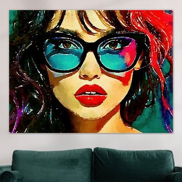 Portrait of a woman oil painting by The Photo Artist