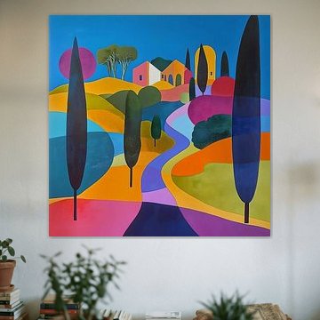 ITALIEN LANDSCHAFT 01 PRIMITIV von AHAI depARTment