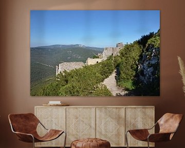 A breathtaking panorama from the summit of Peyrepertuse by Frank Photos