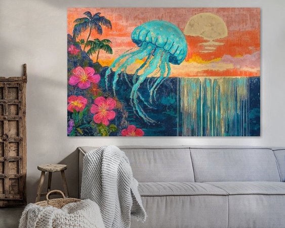 Example of the artwork in a room