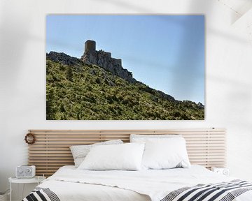 Quéribus: eeuwige wachter van de Pyreneeën van Frank Photos