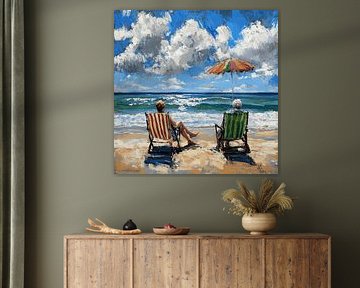 beach couple