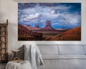 Butte in Monument Valley