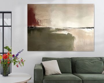 Beige Landschap van Zen en Meer