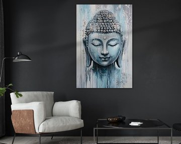 Modern serene Buddha painting by Imperial Art House