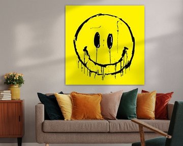 Flower Still Life Pink on Blue