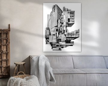 ARCHITEKTUR FARBE 4 schwarz und weiß