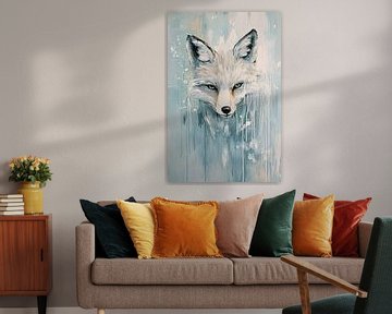 Abstract vos schilderij met verf van Imperial Art House
