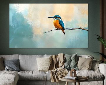 IJsvogel Portret van But First Framing