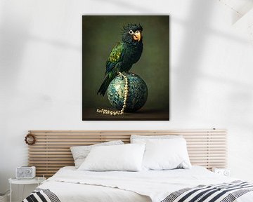 Stilleven vogel portret van But First Framing