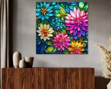 Moderne bloemen