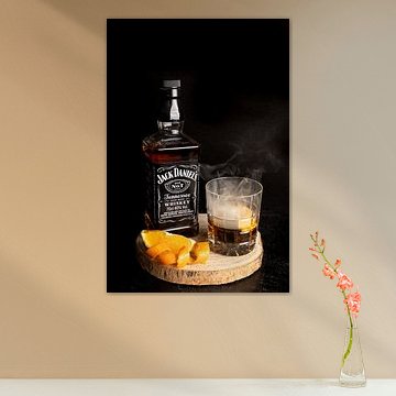 Jack Daniels, geräucherter Old Fashioned