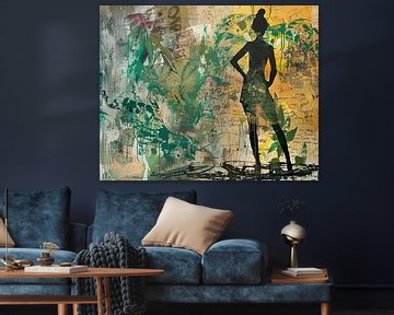 Gouden Vrouw 38.7268 van Blikvanger Schilderijen