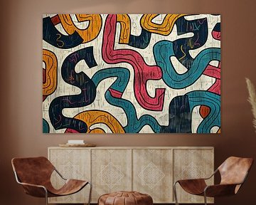 Eenvoudig abstracte vormen van Modern Collection