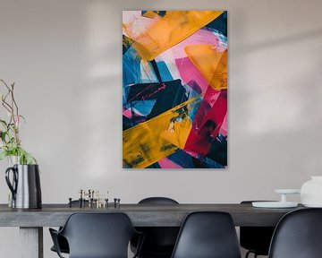 Abstract  met Levendige Kleuren van Imperial Art House