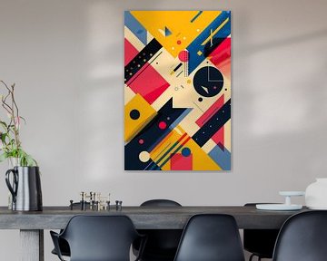 Abstract Compositie met Kleurrijk Vormen van Imperial Art House