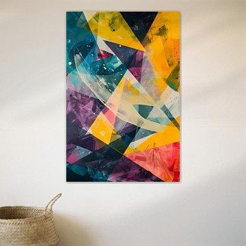 Abstract Expressie met Levendige Kleuren van Imperial Art House