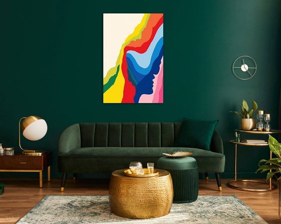 Example of the artwork in a room